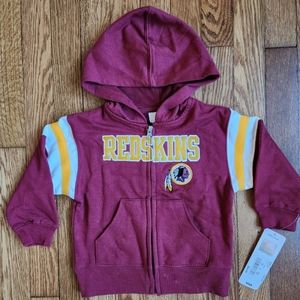 NWT Redskins 3T Toddler Zipup Hoodie